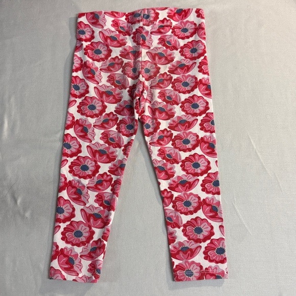 Isaac Mizrahi - Kids Floral Leggings - Red and Blue - Picture 4 of 4